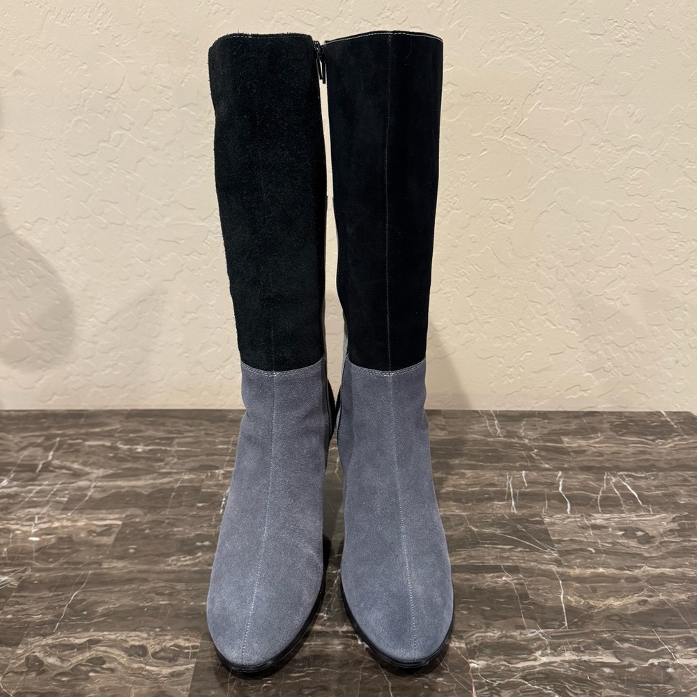 Aj Valenci Suede Patchwork Boots - image 6